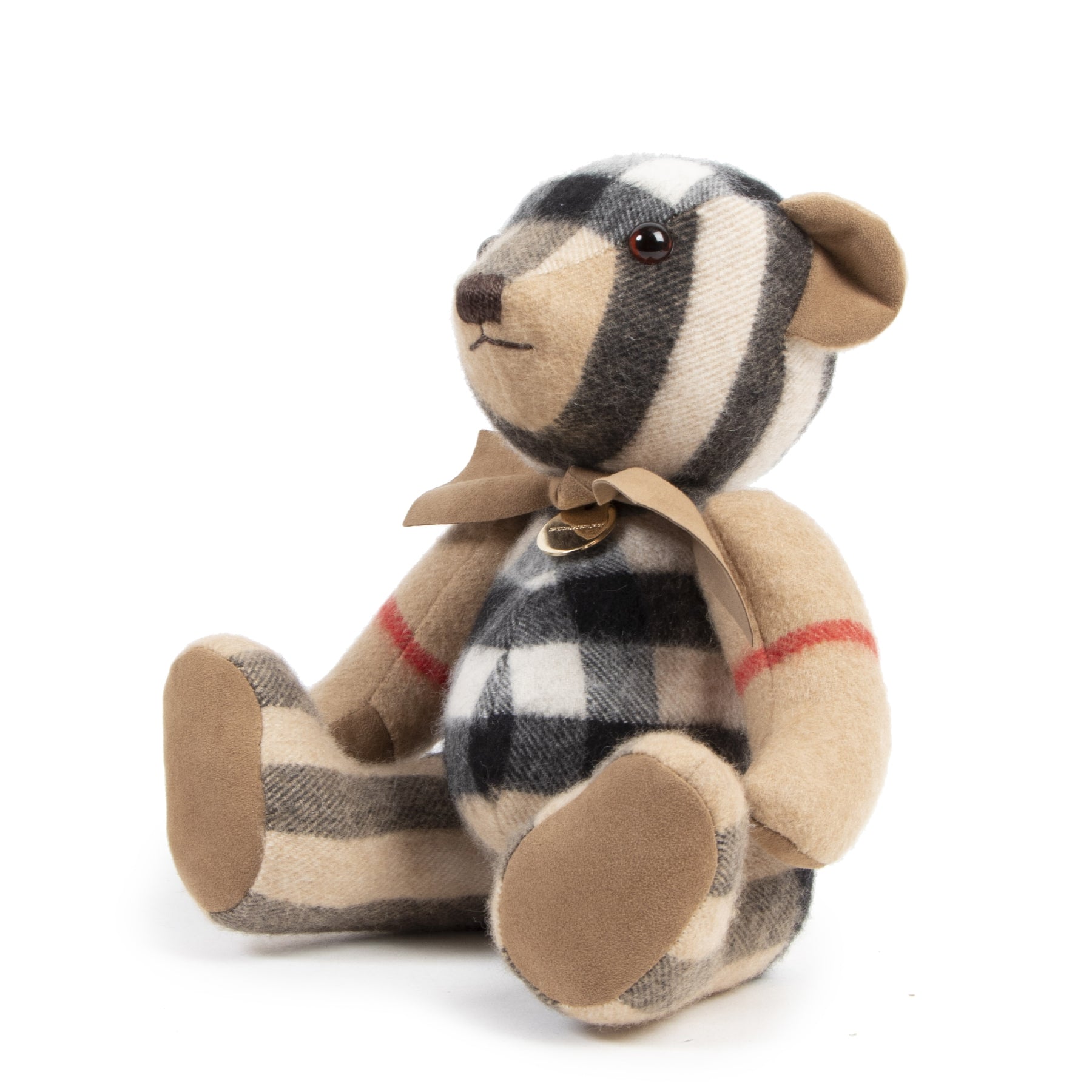 Authentique seconde-main vintage Burberry Thomas Bear in Check Cashmere achète en ligne webshop LabelLOV