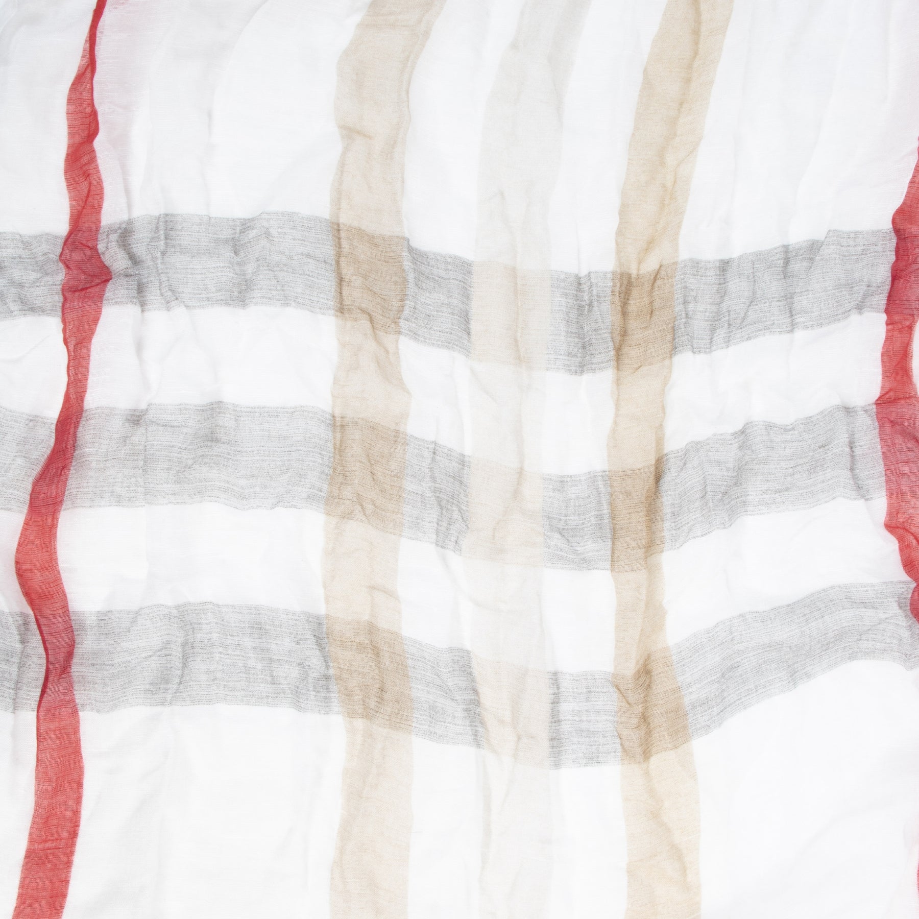 Authentieke Tweedehands Burberry Check Scarf juiste prijs veilig online shoppen luxe merken webshop winkelen Antwerpen België mode fashion