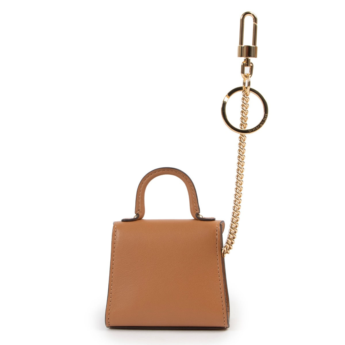 Buy an authentic second hand Delvaux camel Brillant bag charm at Labellov