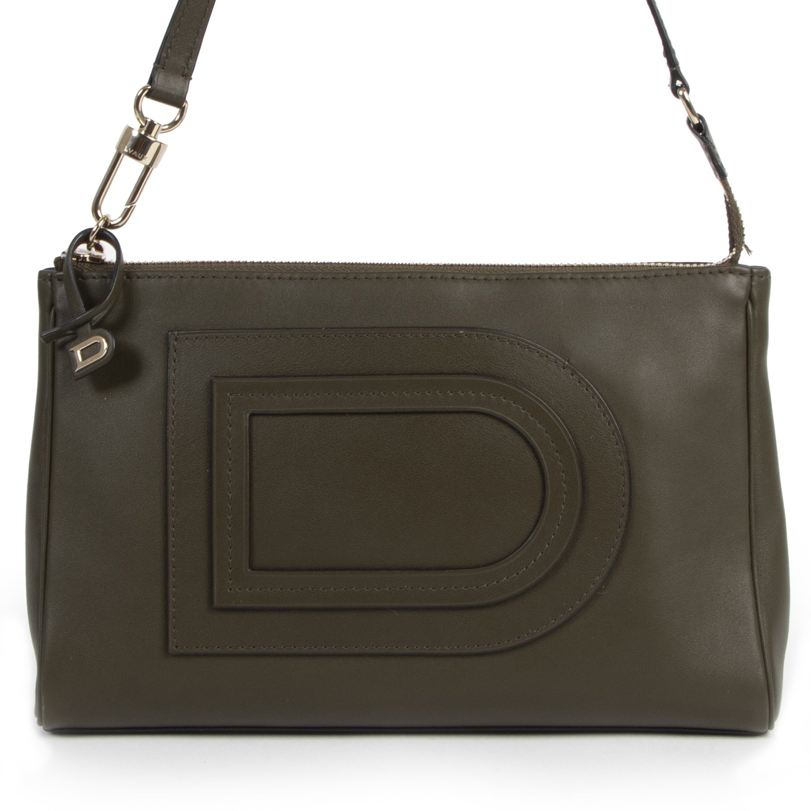 shop safe online Delvaux Khaki D Shoulder Bag