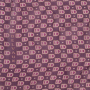 Authentic secondhand Delvaux Purple 'D' Monogram Scarf designer scarves accessories fashion luxury vintage webshop safe secure online shopping