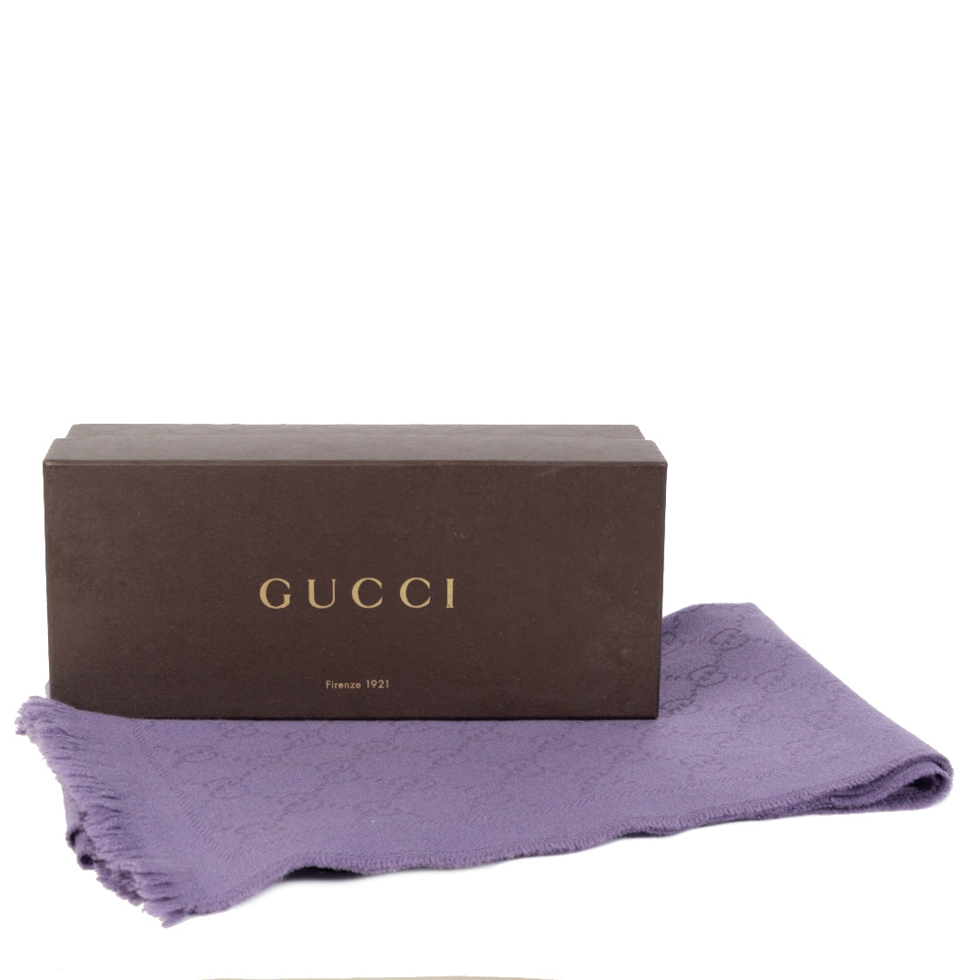 shop safe online Gucci Purple Wool Scarf