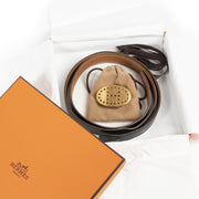 Authentic secondhand Hermès Black Cognac Leather H Buckle Belt - Size 90 fashion luxury vintage webshop safe secure online shopping