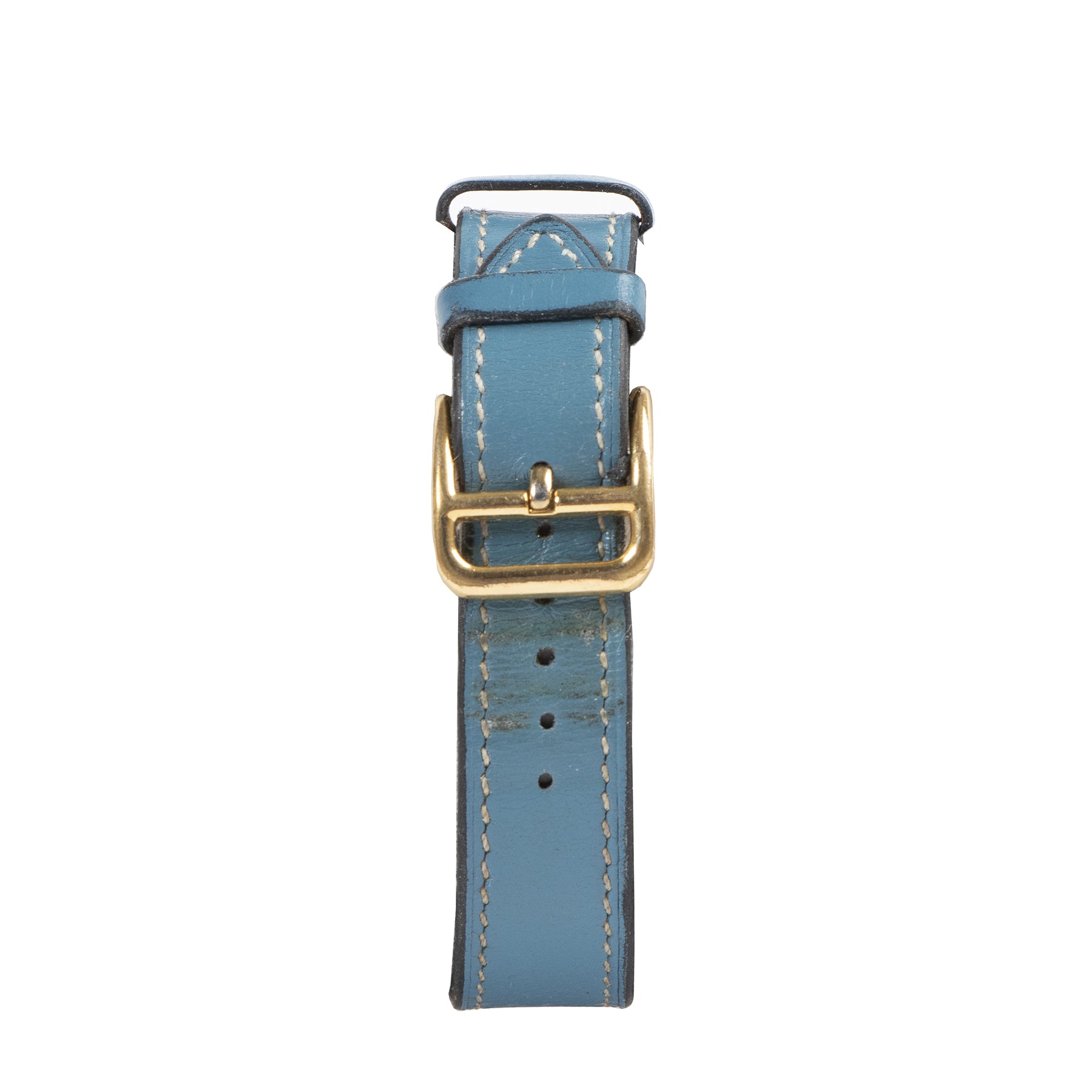 Hermès Heure H Blue Jean GHW