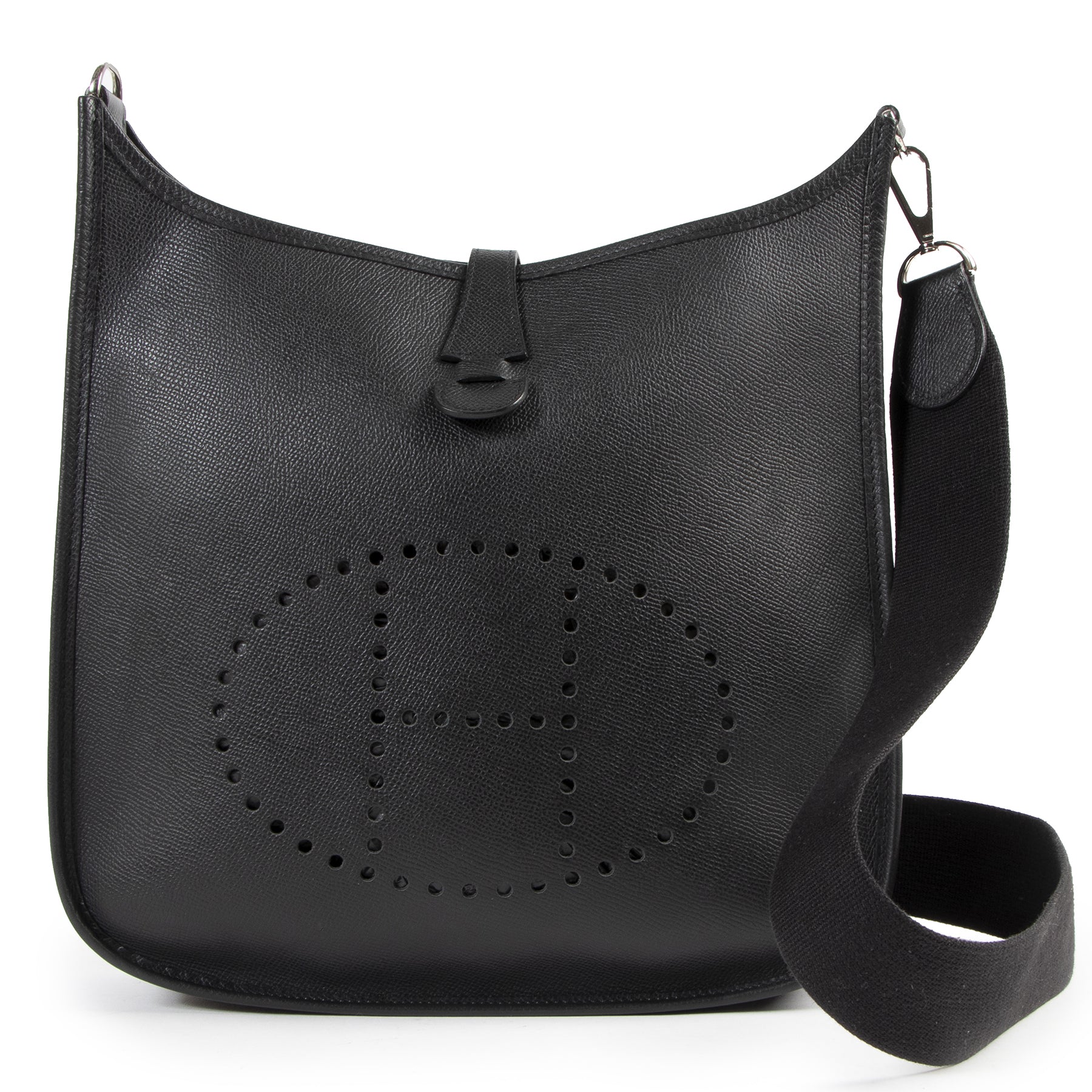 Hermès Evelyne Black Epsom PM for the best price at labellov secondhand luxury