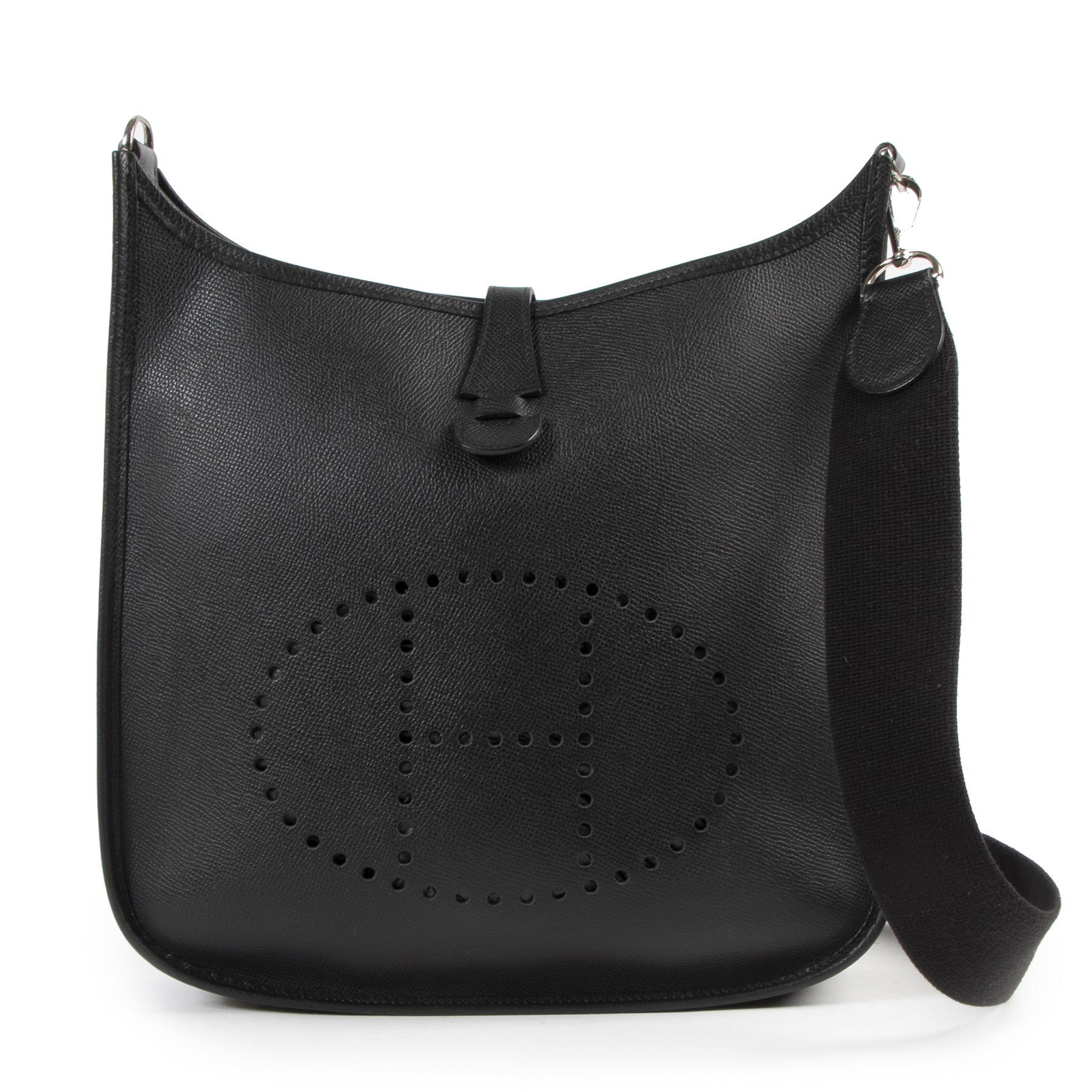 Hermès Evelyne Black Epsom PM kopen en veropen aan de beste prijs