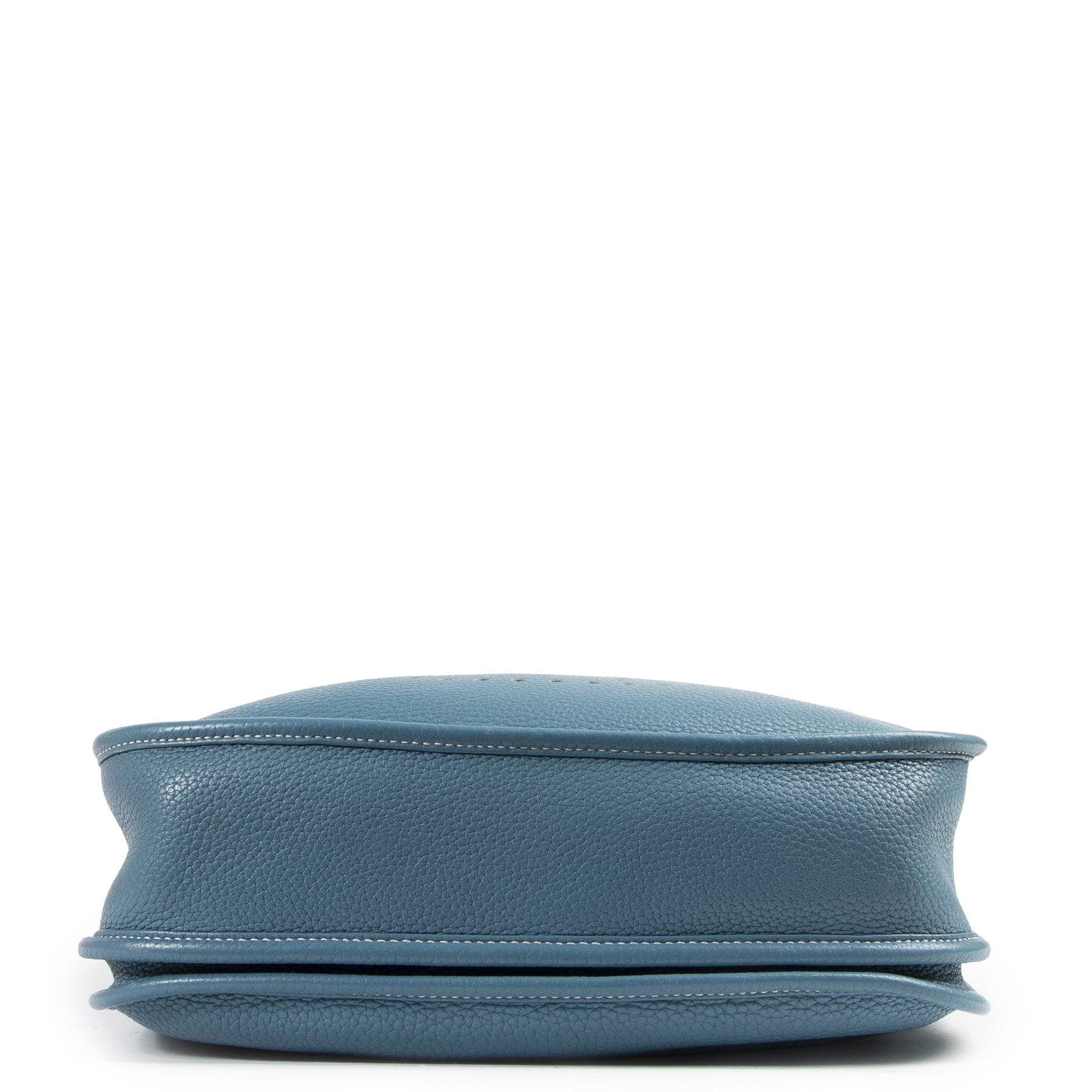 Hermès Evelyne Blue Jean Clemence PM