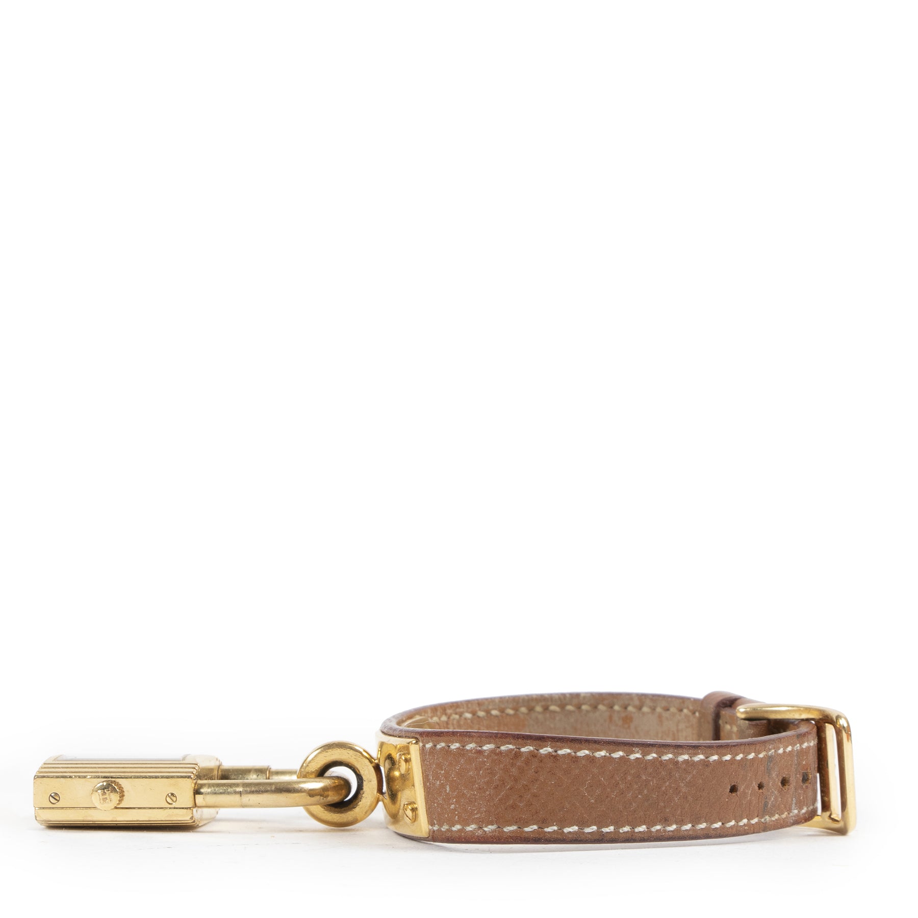 Bent Hermès Kelly Gold Watch