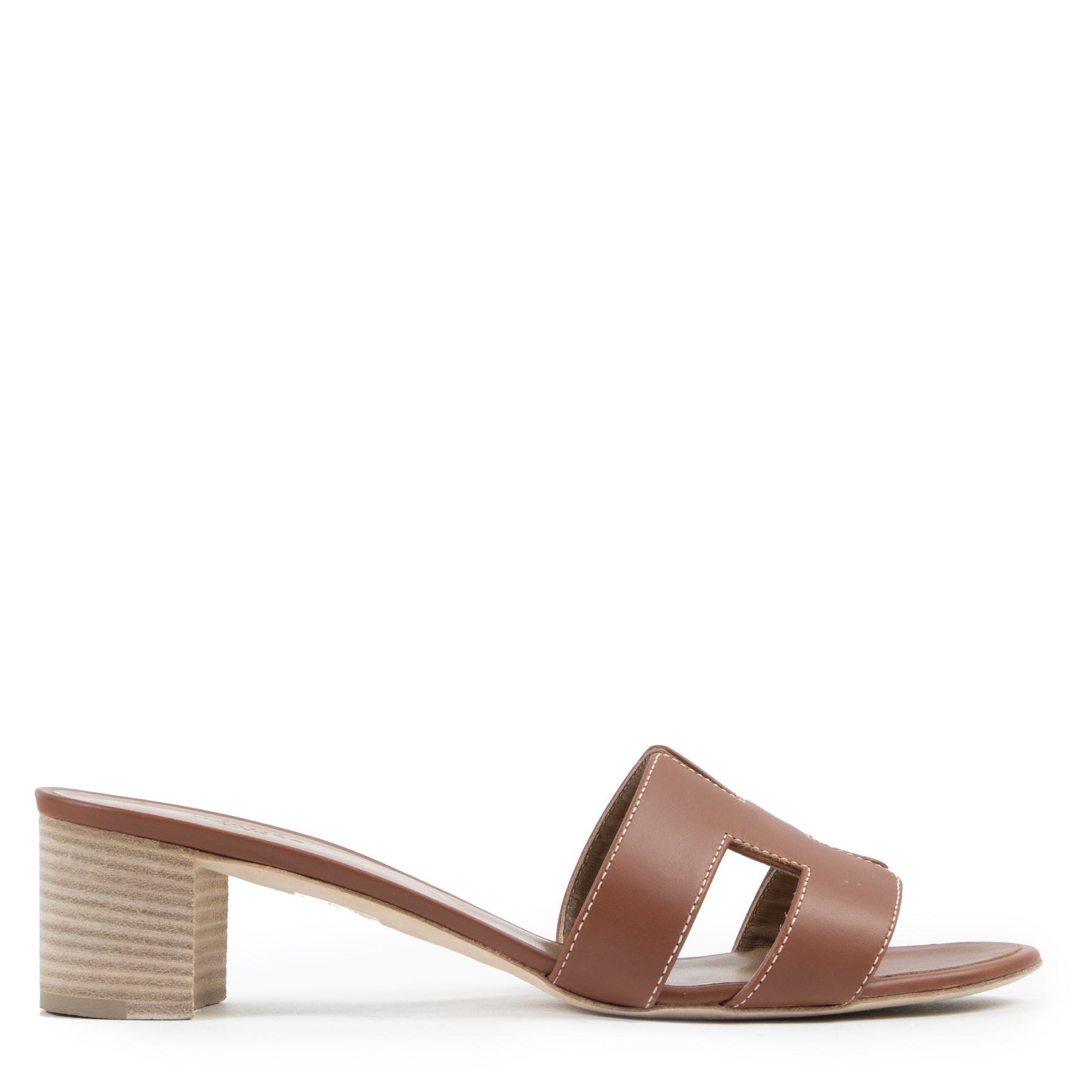 Authentieke Tweedehands Hermes Gold Oasis Sandals - size 41 juiste prijs veilig online shoppen luxe merken webshop winkelen Antwerpen België mode fashion