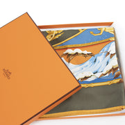 Authentieke Tweedehands Hermes Rythmes Du Monde Silk Scarf juiste prijs veilig online shoppen luxe merken webshop winkelen Antwerpen België mode fashion