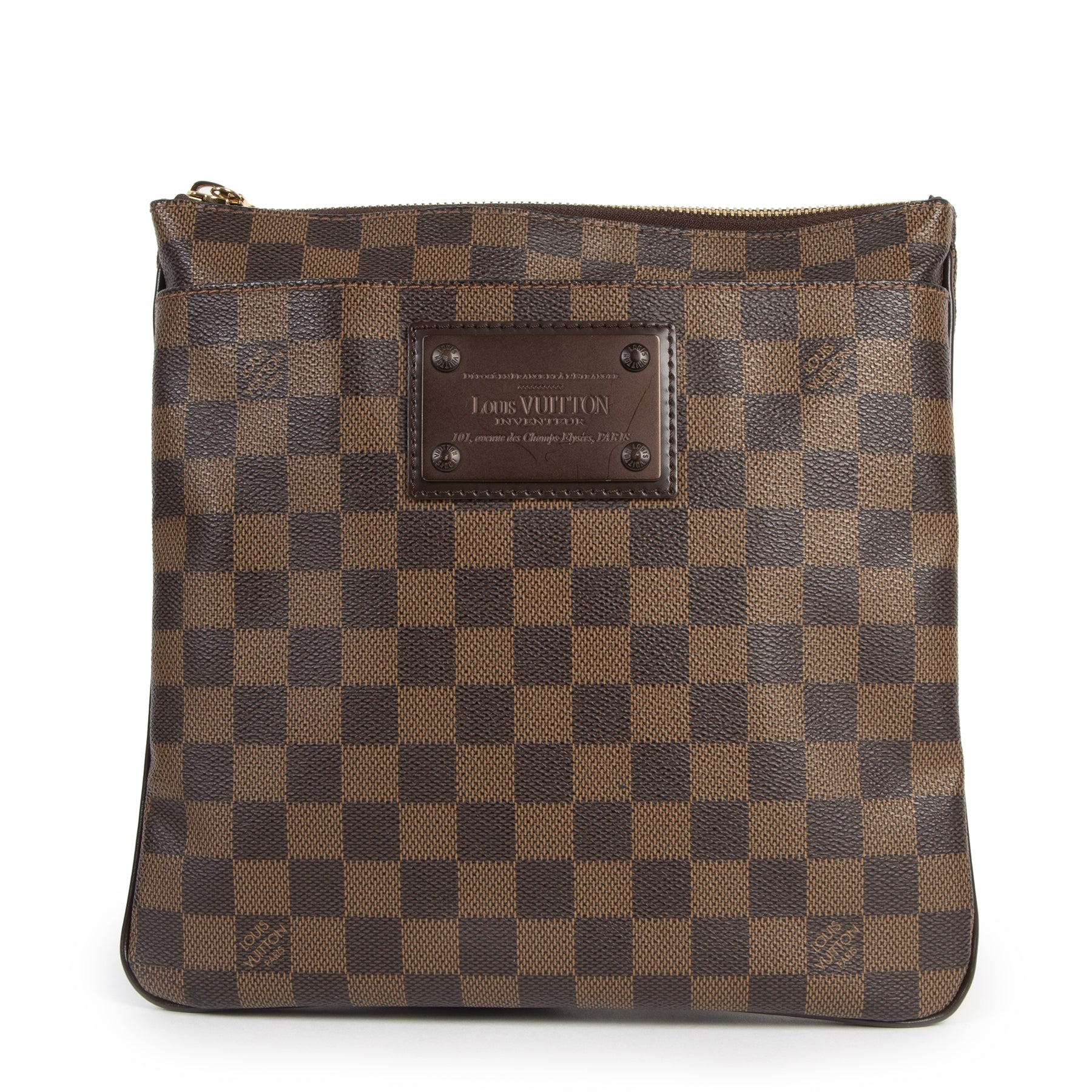 Authentic secondhand Louis Vuitton Brooklyn Pochette Crossbody Bag designer bags luxury vintage webshop fashion safe secure online shopping