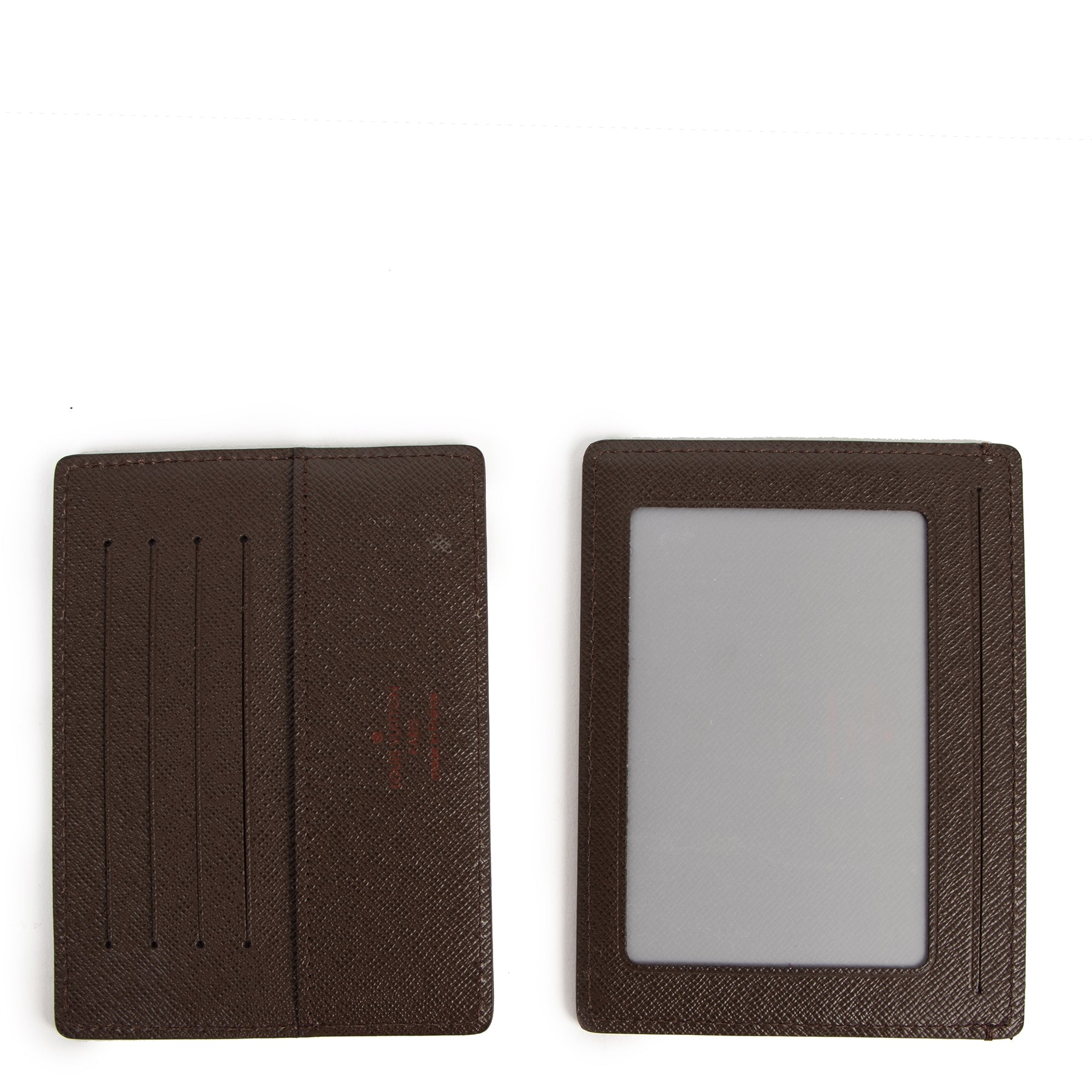 Authentic secondhand Louis Vuitton Damier Ebene Wallet designer accessories fashion luxury vintage webshop safe secure online shopping