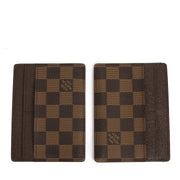 Authentieke Tweedehands Louis Vuitton Damier Ebene Wallet juiste prijs veilig online shoppen luxe merken webshop winkelen Antwerpen België mode fashion