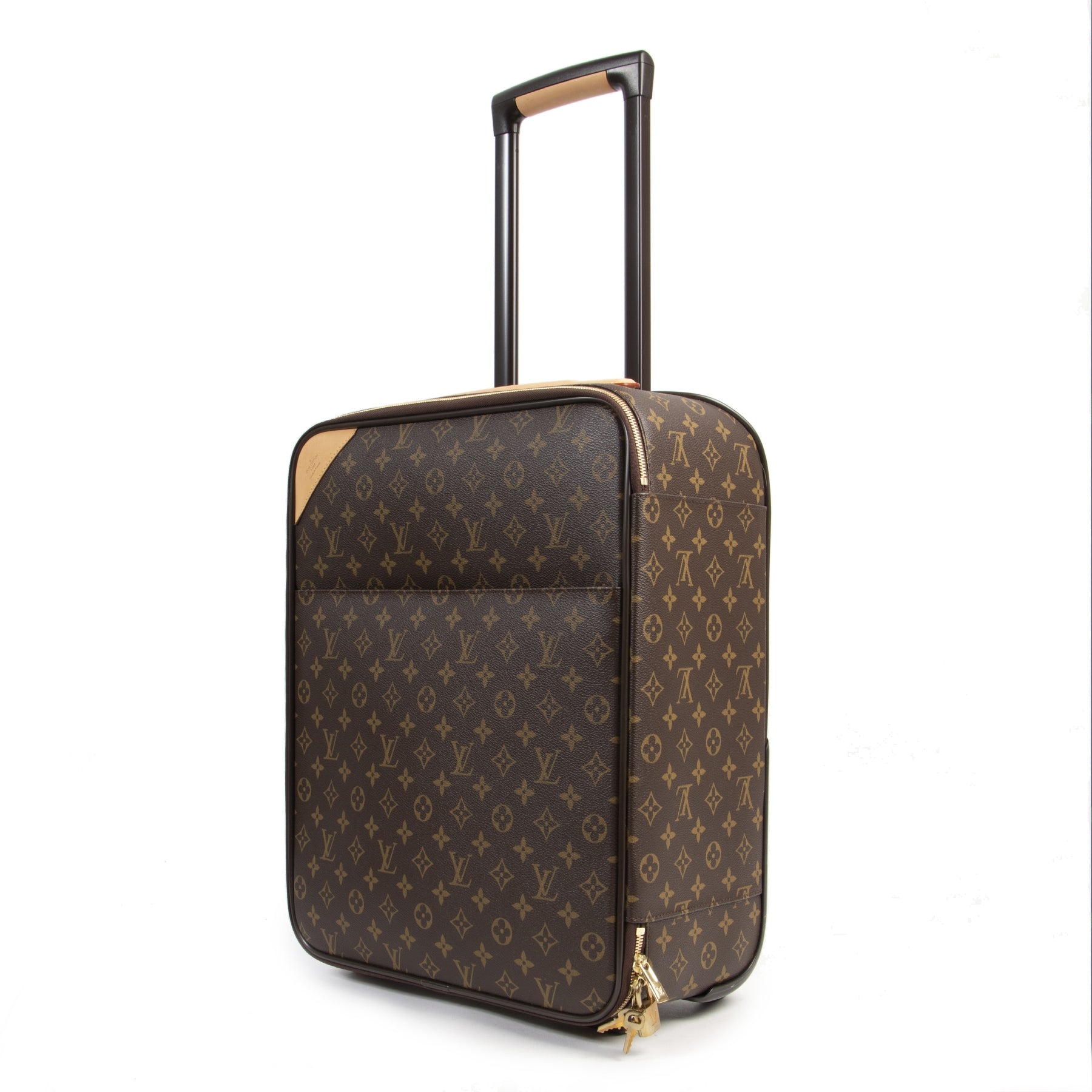 Authentique seconde-main vintage Louis Vuitton Pégase 45 Monogram Suitcase achète en ligne webshop LabelLOV