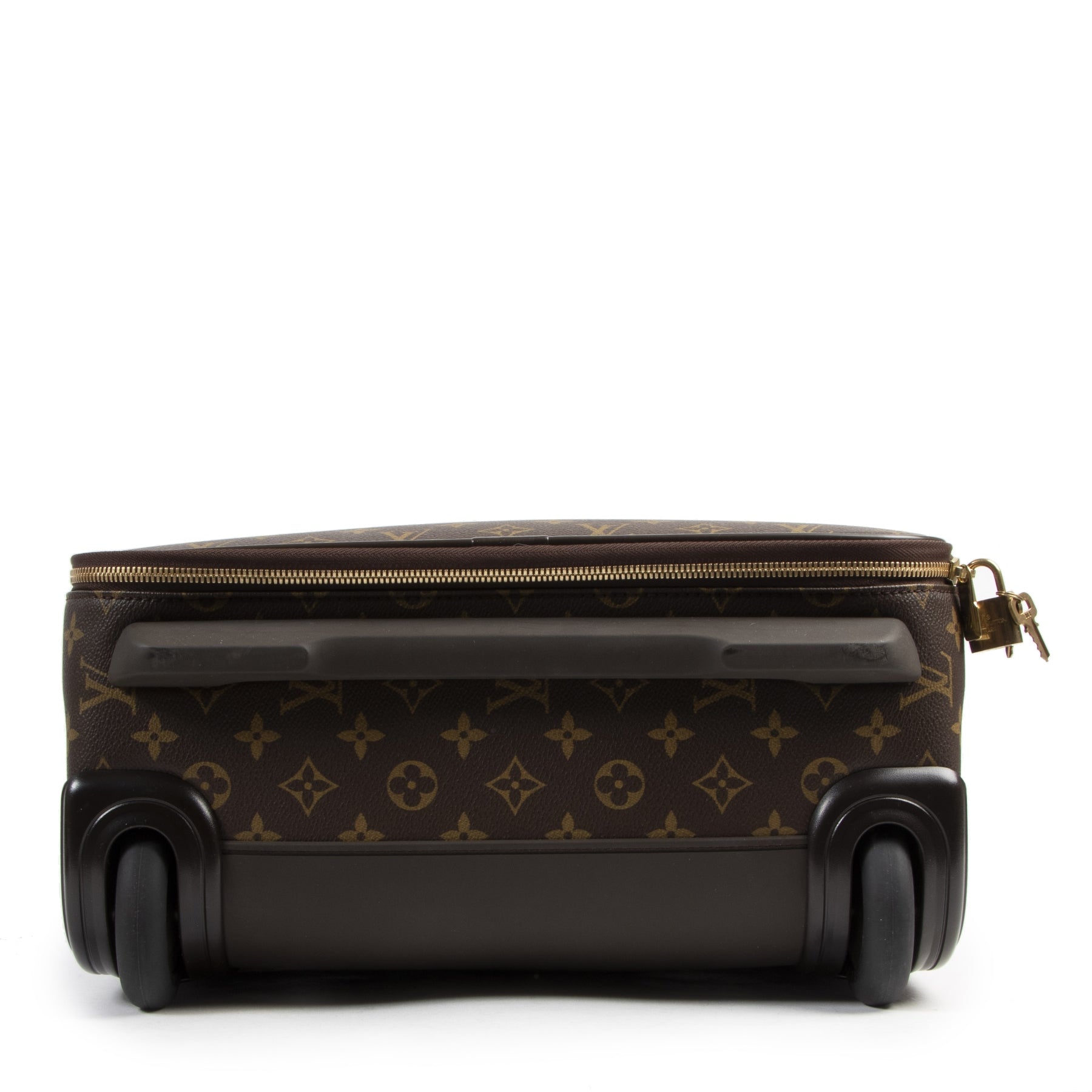 Authentieke tweedehands vintage Louis Vuitton Pégase 45 Monogram Suitcase koop online webshop LabelLOV