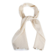 Authentieke Tweedehands Louis Vuitton Beige Cotton Monogram Scarf juiste prijs veilig online shoppen luxe merken webshop winkelen Antwerpen België mode fashion