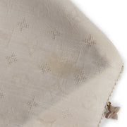 Authentieke Tweedehands Louis Vuitton Beige Cotton Monogram Scarf juiste prijs veilig online shoppen luxe merken webshop winkelen Antwerpen België mode fashion