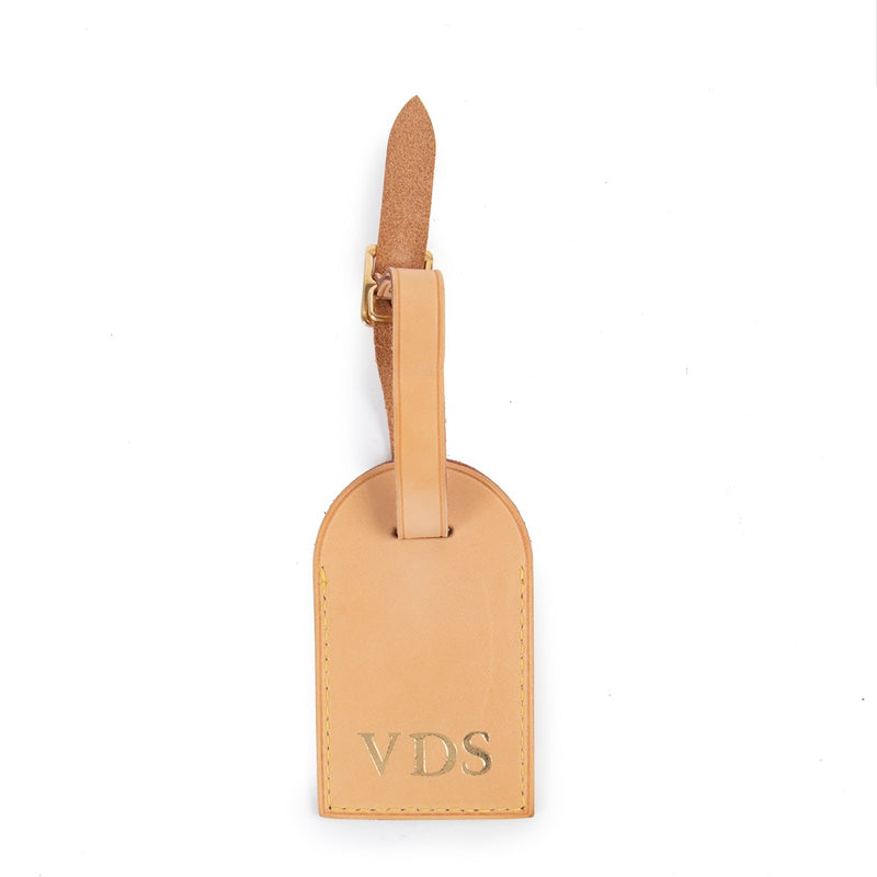 shop authentic second hand Louis Vuitton Leather Luggage Tag at Labellov for the best price