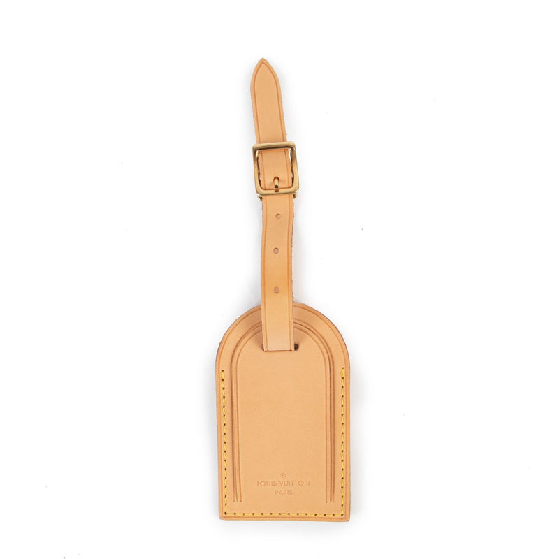 shop authentic second hand Louis Vuitton Leather Luggage Tag at Labellov for the best price