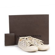 Authentieke tweedehands vintage Louis Vuitton Damier Azur Sneakers - Size 40 koop online webshop LabelLOV
