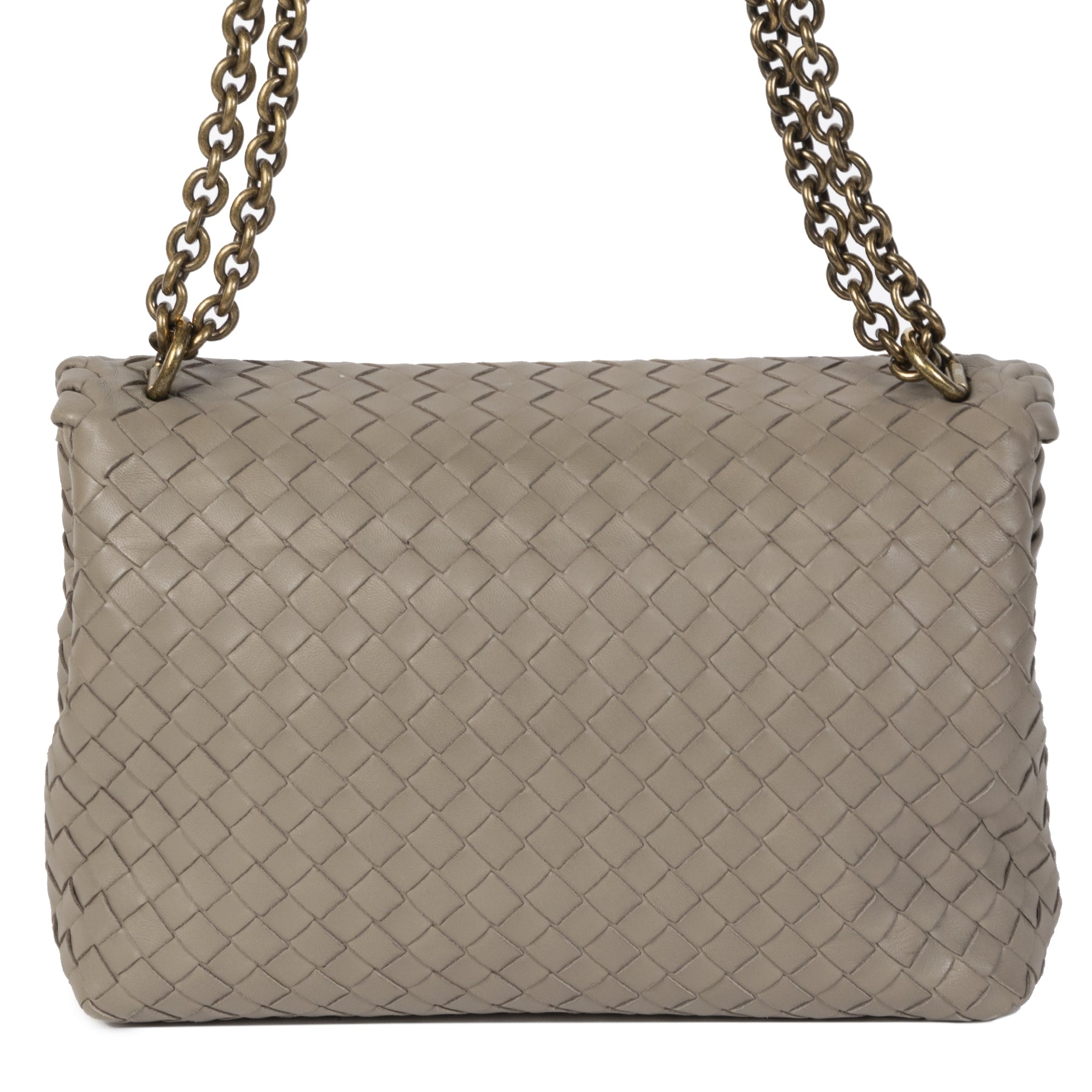shop safe online secondhand Bottega Veneta Small Olimpia Intrecciato Nappa Bag