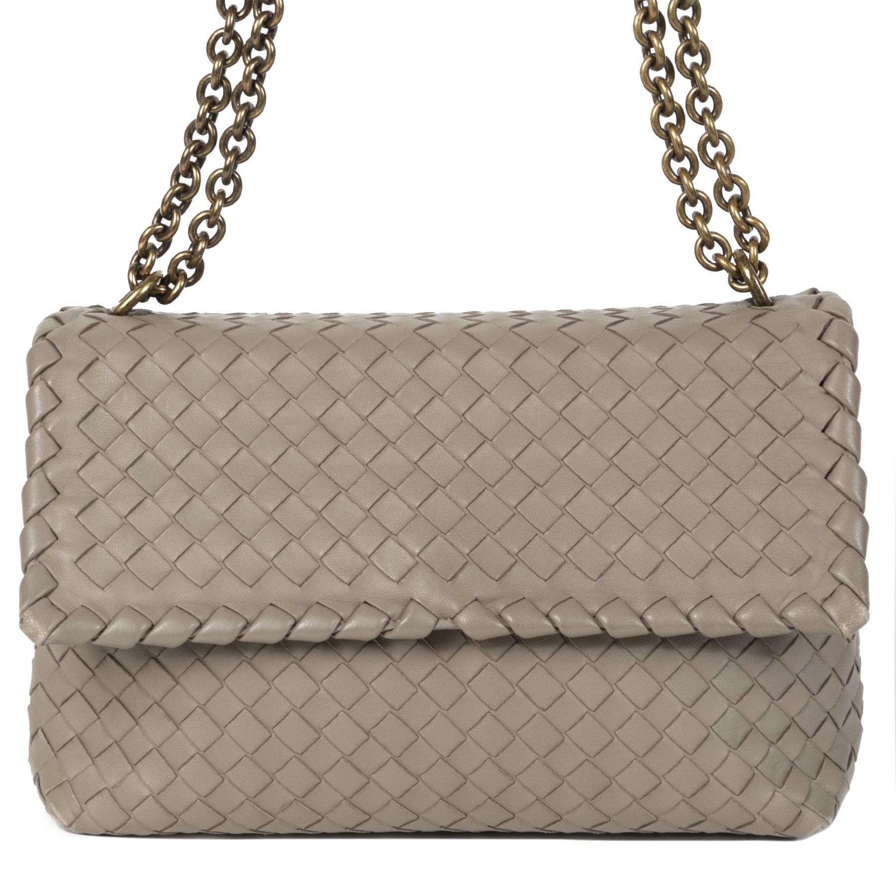 shop safe online your sercond hand Bottega Veneta Small Olimpia Intrecciato Nappa Bag