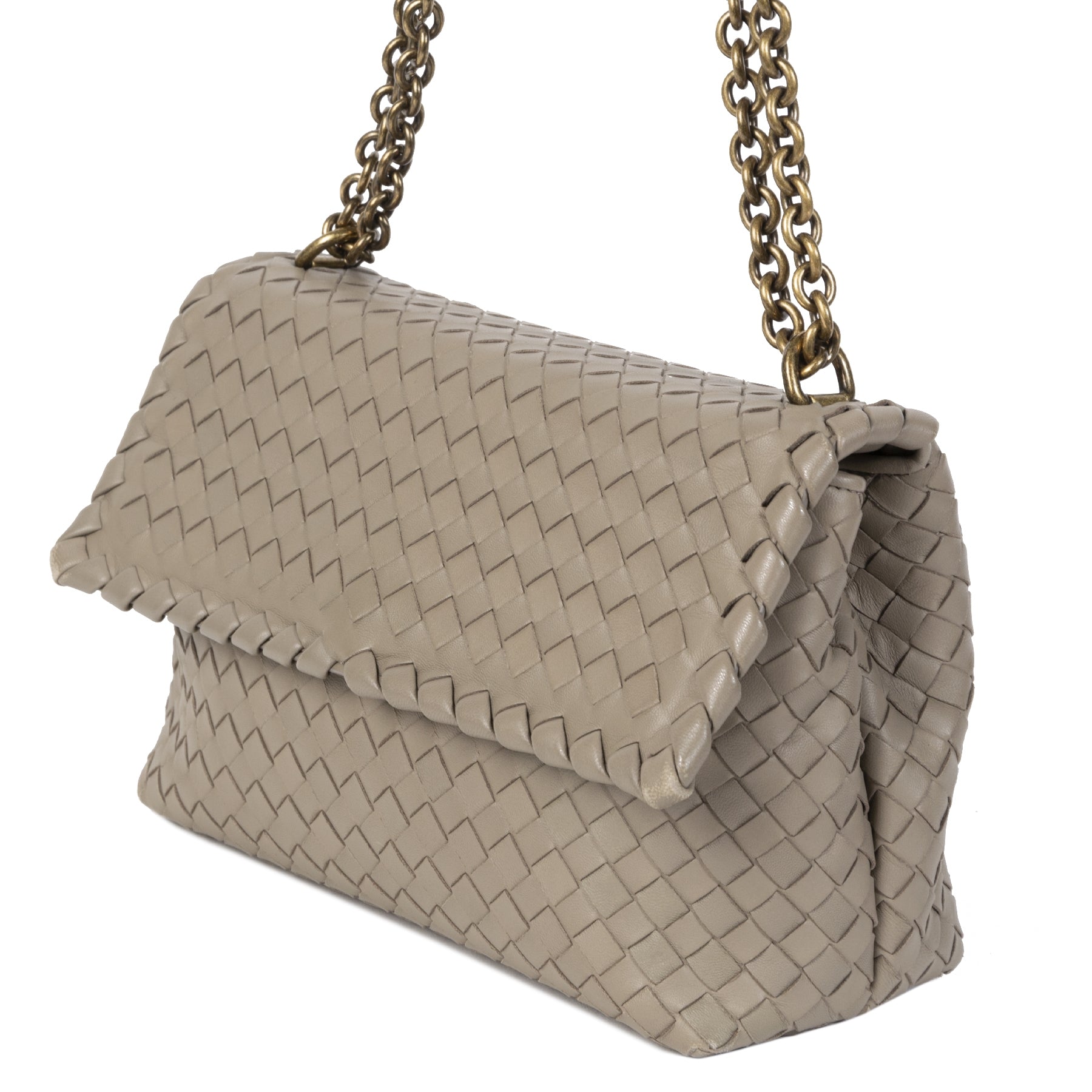shop safe online your sercond hand Bottega Veneta Small Olimpia Intrecciato Nappa Bag
