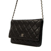Compact and versatile, the WOC Flap Bag is designed to be the perfect companion for any occasion. Its sleek silhouette and iconic interlocking CC logo on the front flap make it a symbol of timeless fashion. Effortlessly transition from day to night by wea