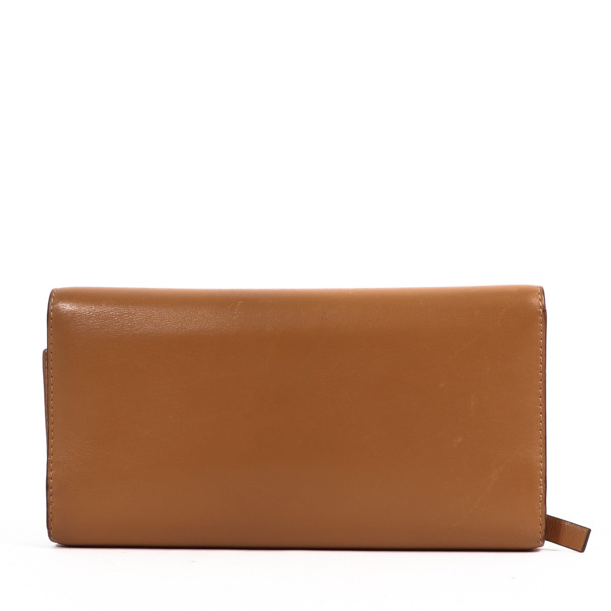 Delvaux Cognac Allure Leather Wallet