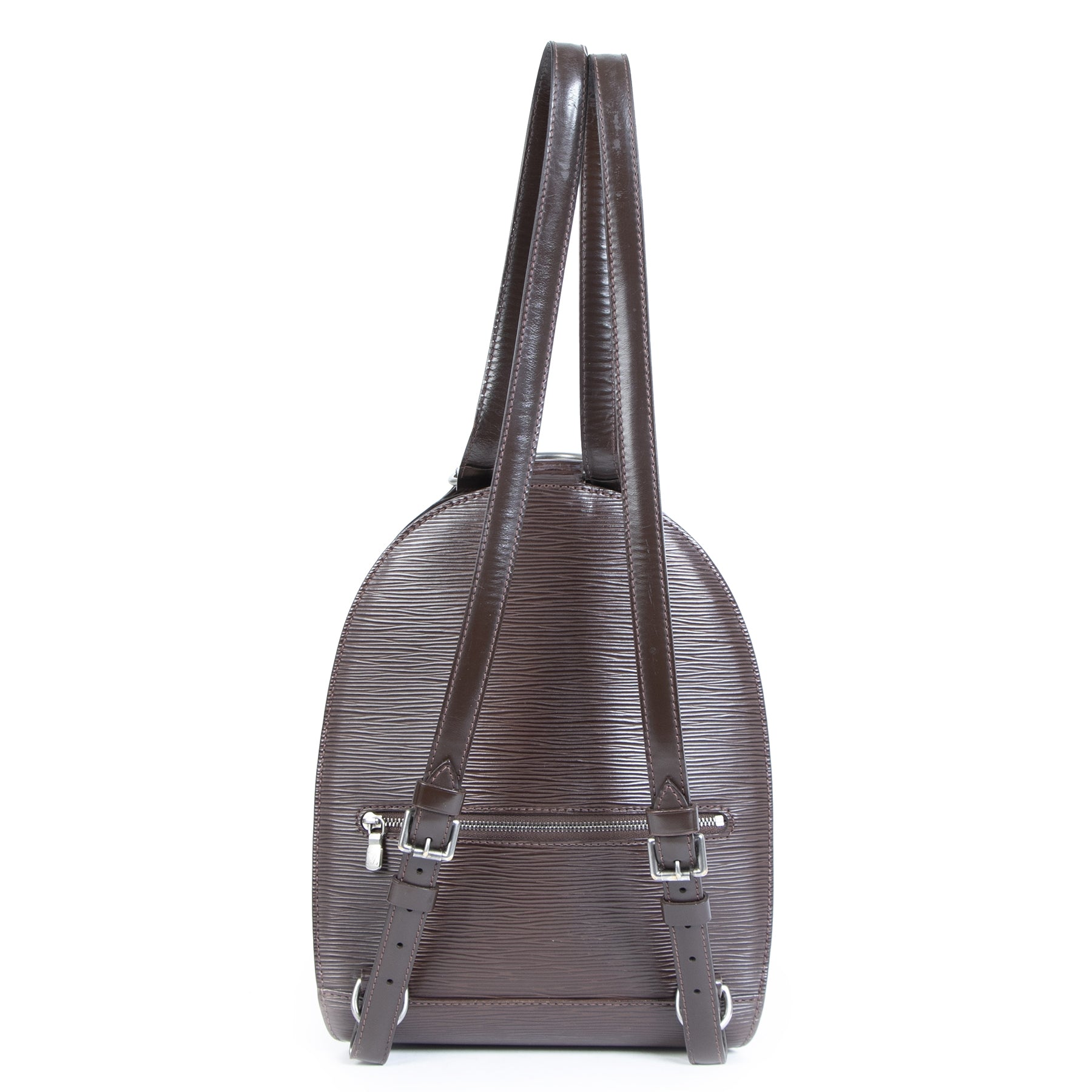 Authentieke Tweedehands Louis Vuitton Moka Epi Leather Mabillon Backpack juiste prijs veilig online shoppen luxe merken webshop winkelen Antwerpen België mode fashion