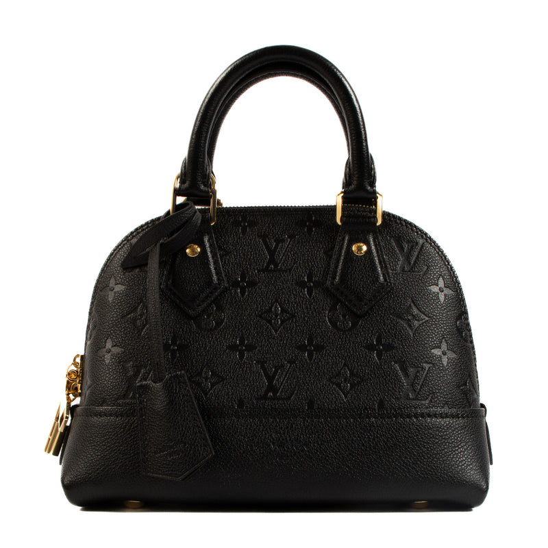 Louis Vuitton Black Néo Alma BB Monogram Empreinte
