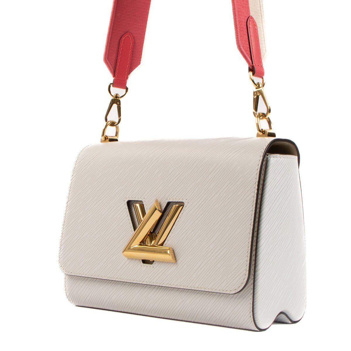 Louis Vuitton White Twist MM Lemon