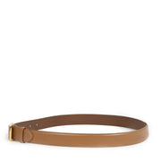Authentic secondhand Prada Logo Plaque Camel Saffiano Belt - size 90 designer bags designer accessories designer belts vintage webshop safe secure online shopping worldwide shipping