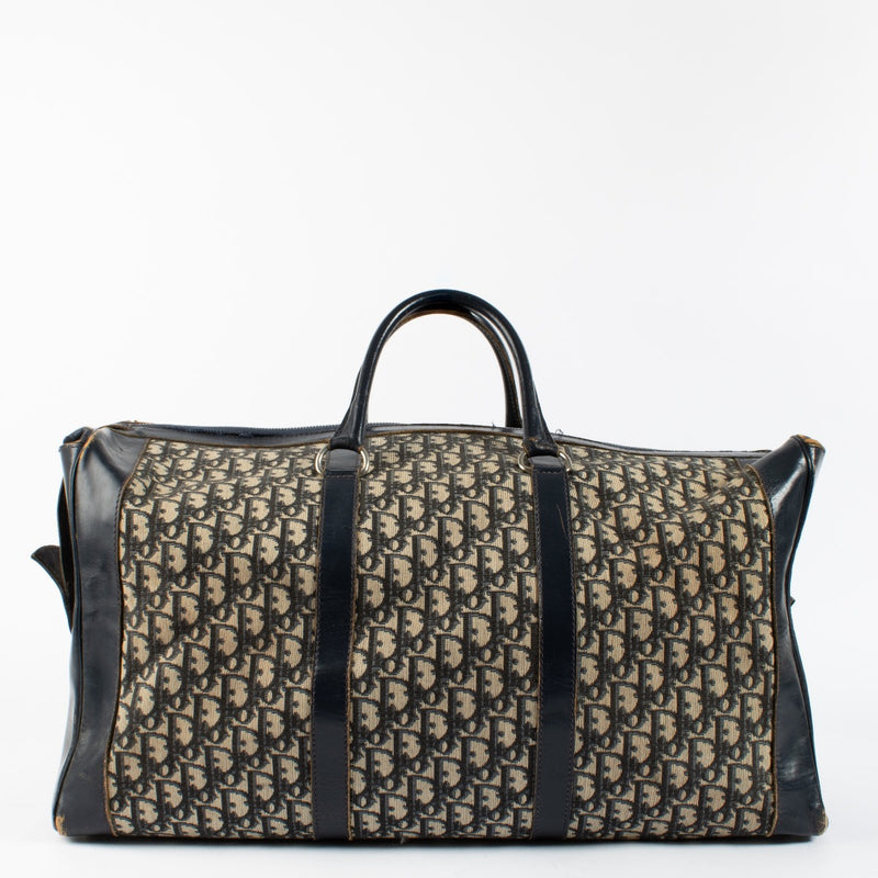 Authentic second hand Christian Dior Blue Oblique Travel Bag on Labellov.com