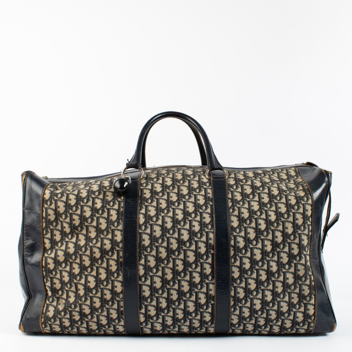 Authentic second hand Christian Dior Blue Oblique Travel Bag on Labellov.com