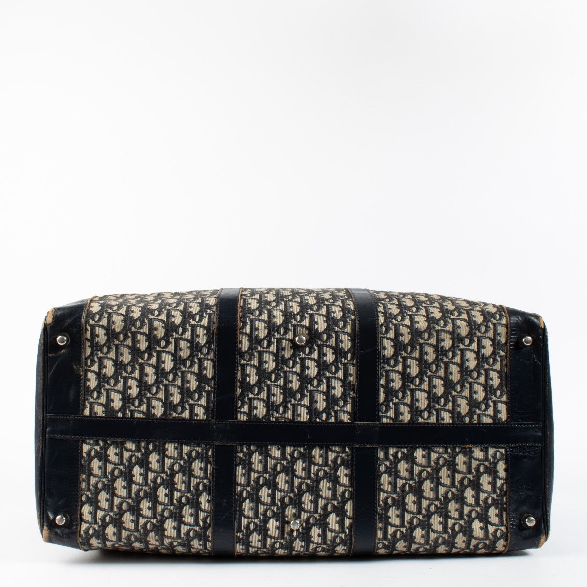 Authentic second hand Christian Dior Blue Oblique Travel Bag on Labellov.com