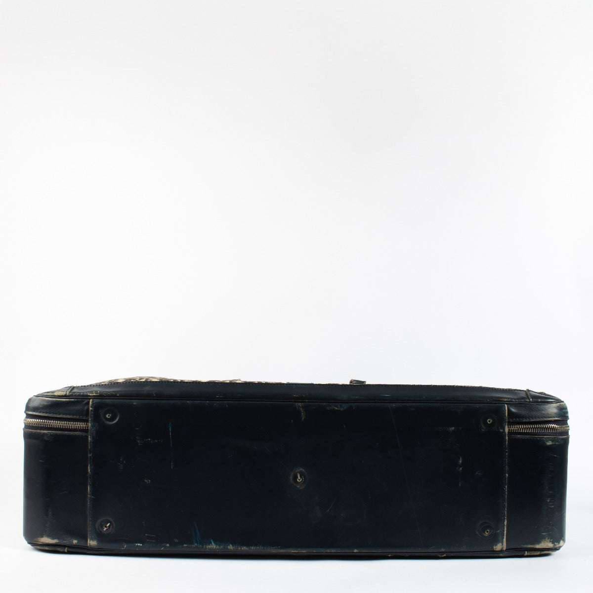 Christian Dior Vintage Blue Oblique Large Suitcase