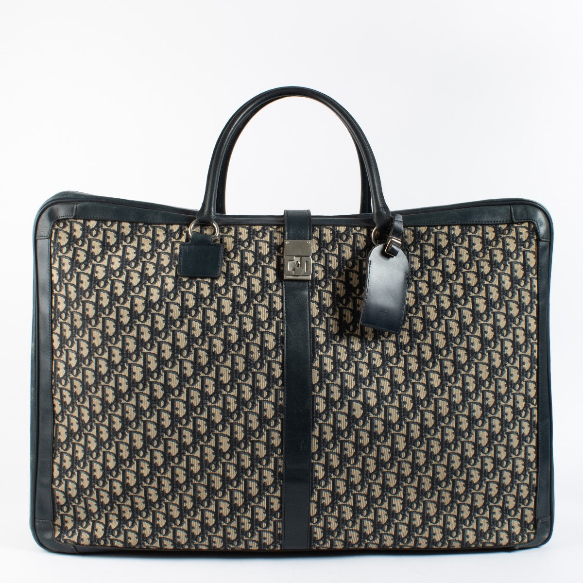 Authentic second hand Christian Dior Blue Oblique Suitcase Large on Labellov.com