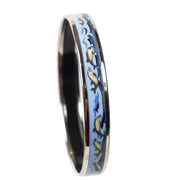Authentieke Tweedehands Hermès Silver Dolphin Print Bangle Bracelet juiste prijs veilig online shoppen luxe merken webshop winkelen Antwerpen België mode fashion