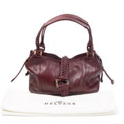 Authentieke Tweedehands Delvaux Eugène PM Bordeaux juiste prijs veilig online shoppen luxe merken webshop winkelen Antwerpen België mode fashion