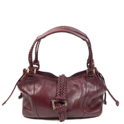 Authentieke Tweedehands Delvaux Eugène PM Bordeaux juiste prijs veilig online shoppen luxe merken webshop winkelen Antwerpen België mode fashion