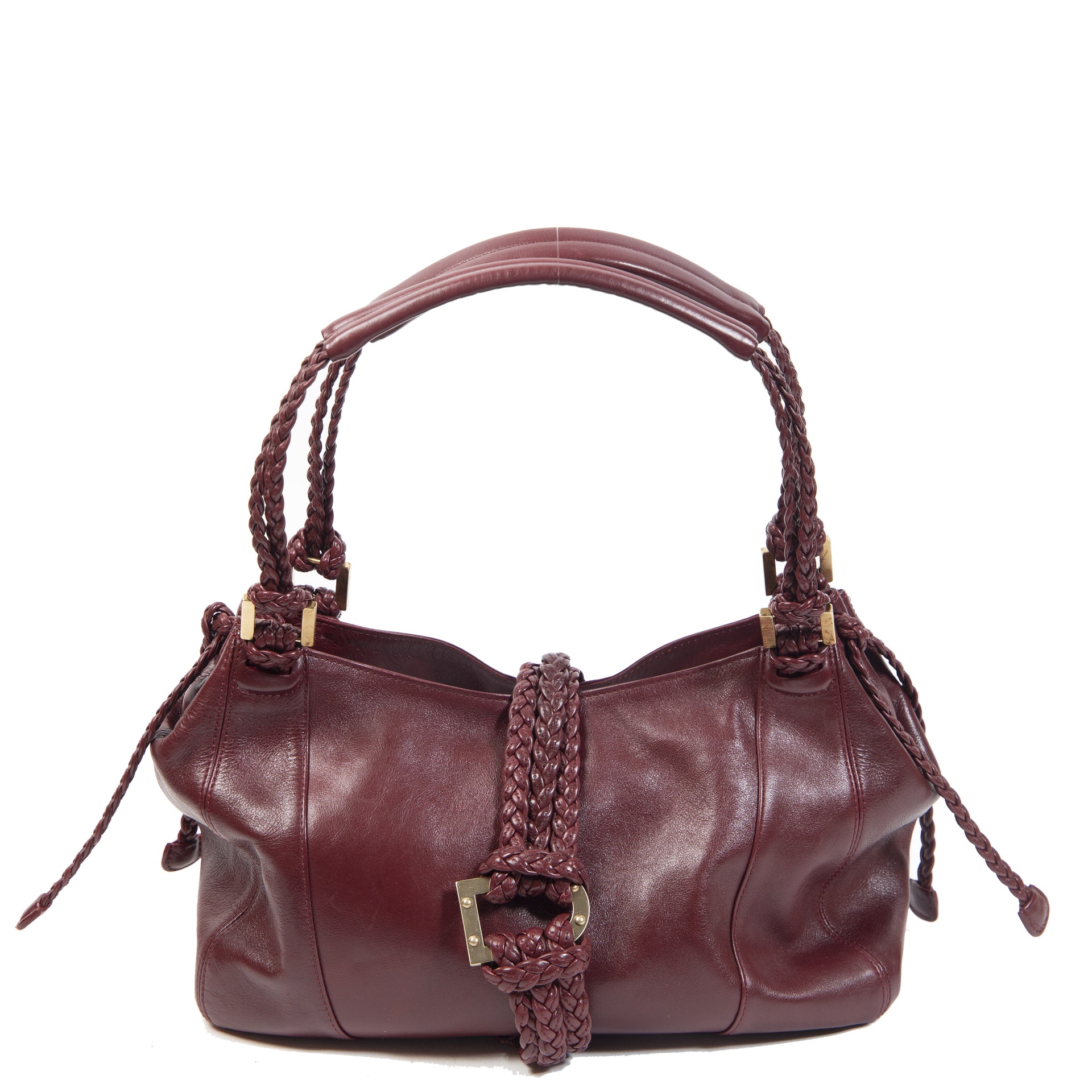 Authentieke Tweedehands Delvaux Eugène PM Bordeaux juiste prijs veilig online shoppen luxe merken webshop winkelen Antwerpen België mode fashion
