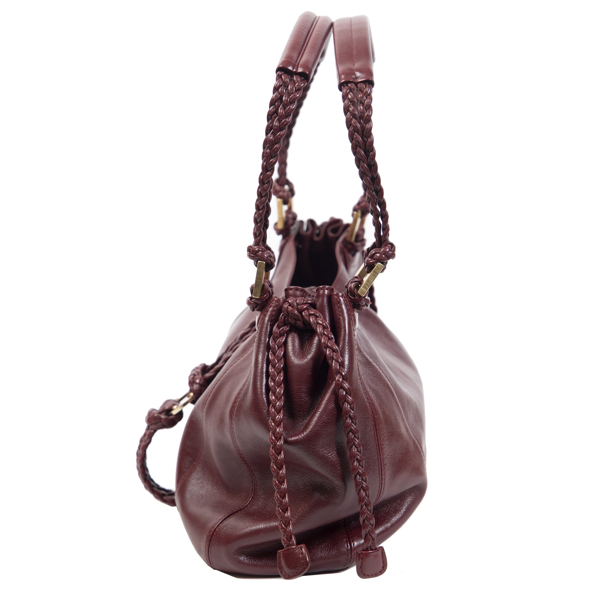 Authentieke Tweedehands Delvaux Eugène PM Bordeaux juiste prijs veilig online shoppen luxe merken webshop winkelen Antwerpen België mode fashion