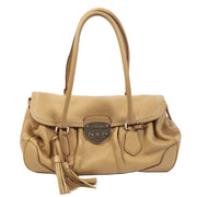 Authentieke Tweedehands Prada Leather Toffe Shoulder Bag juiste prijs veilig online shoppen luxe merken webshop winkelen Antwerpen België mode fashion