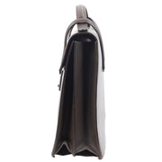 Authentieke Tweedehands Delvaux Dark Brown Briefcase juiste prijs veilig online shoppen luxe merken webshop winkelen Antwerpen België mode fashion