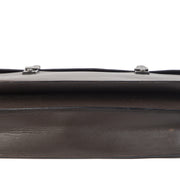 Authentieke Tweedehands Delvaux Dark Brown Briefcase juiste prijs veilig online shoppen luxe merken webshop winkelen Antwerpen België mode fashion