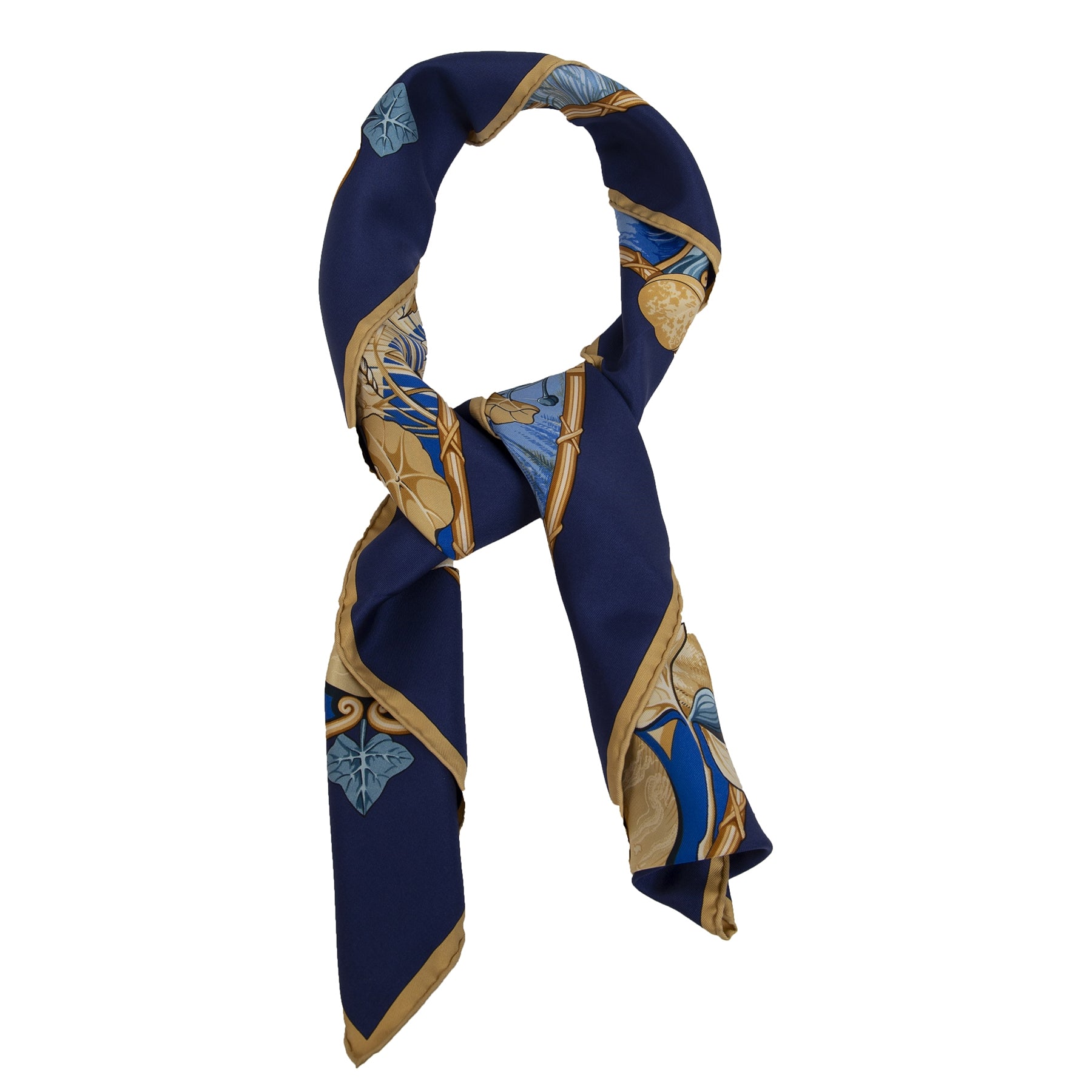 Authentieke Tweedehands Hermès Silk Carré Scarf 'Rhymes du Monde' juiste prijs veilig online shoppen luxe merken webshop winkelen Antwerpen België mode fashion