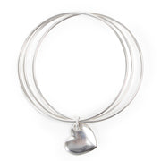 Authentieke Tweedehands Tiffany & Co Silver Bracelet With Dangling Heart juiste prijs veilig online shoppen luxe merken webshop winkelen Antwerpen België mode fashion