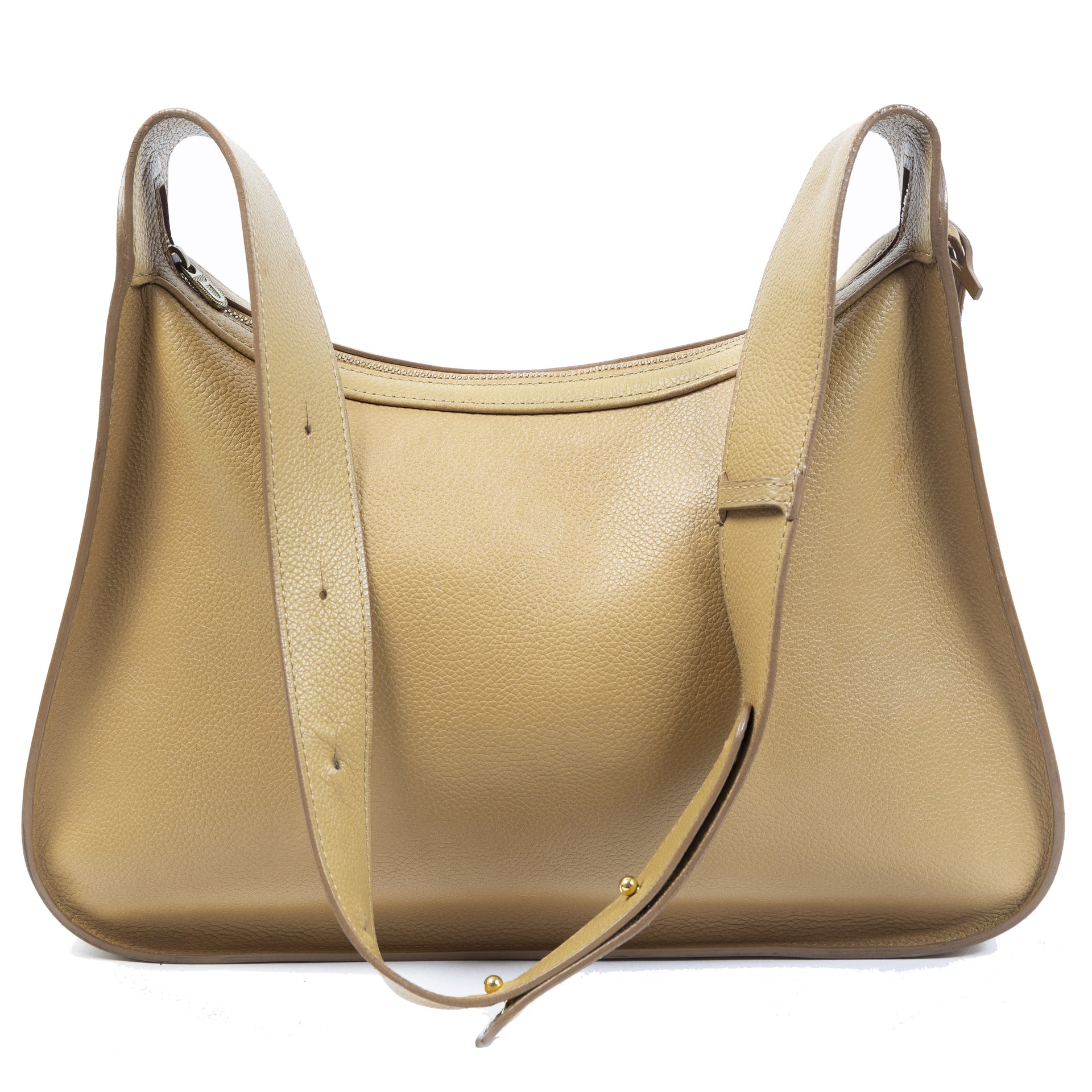 Authentieke Tweedehands Delvaux Yellow Shoulder Bag juiste prijs veilig online shoppen luxe merken webshop winkelen Antwerpen België mode fashion