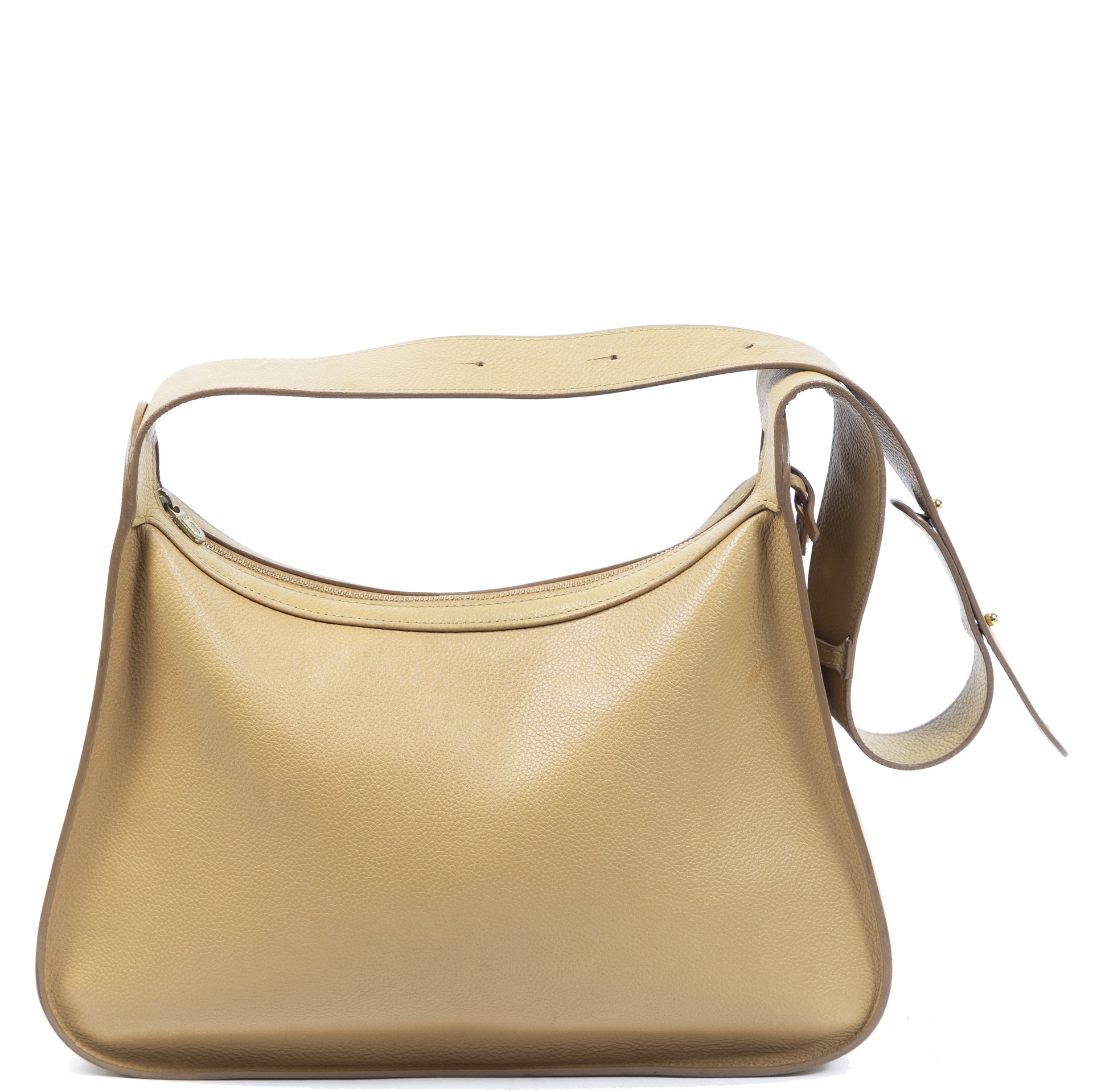 Authentieke Tweedehands Delvaux Yellow Shoulder Bag juiste prijs veilig online shoppen luxe merken webshop winkelen Antwerpen België mode fashion